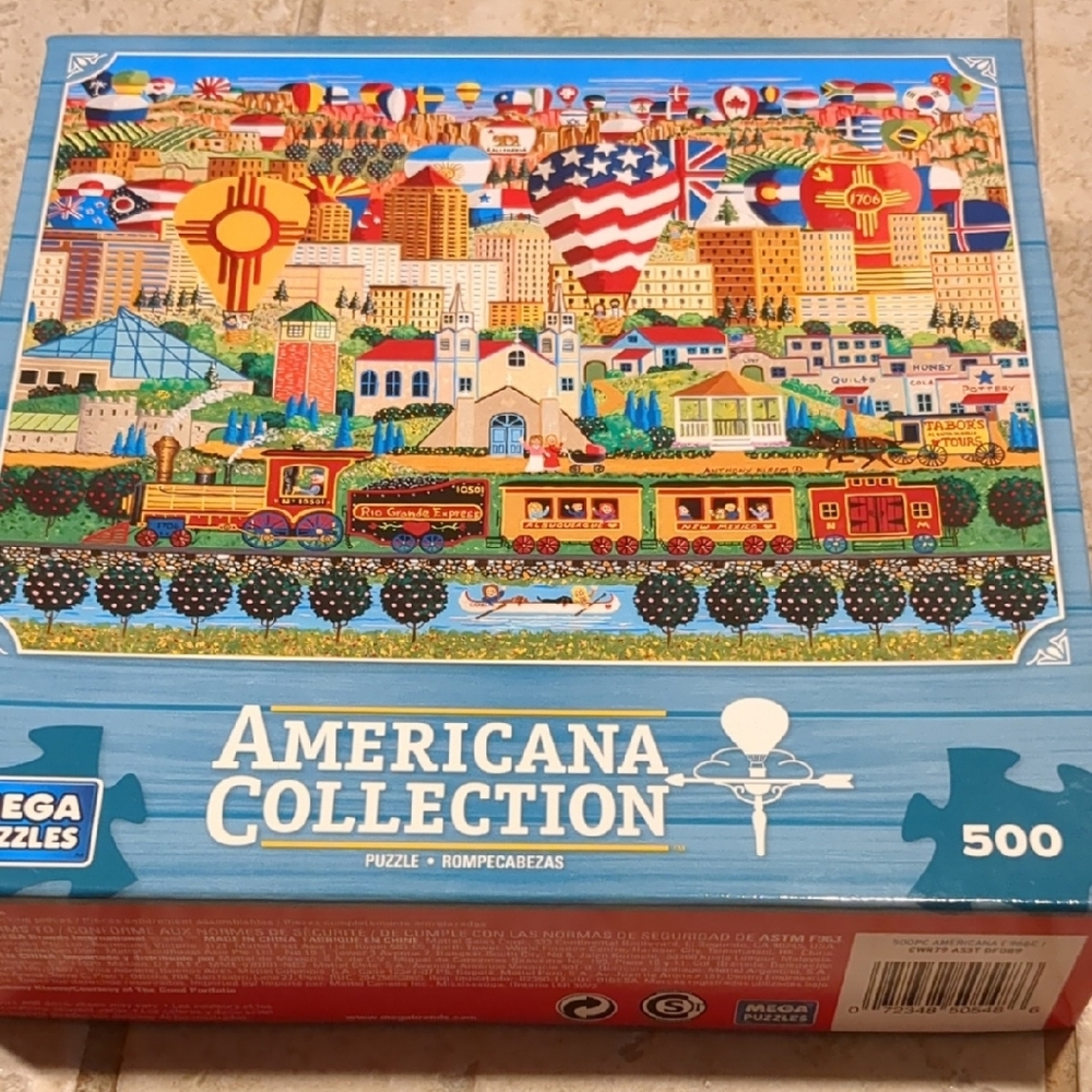 Mega Puzzles Americana Collection 500-Piece Puzzle - Albuquerque